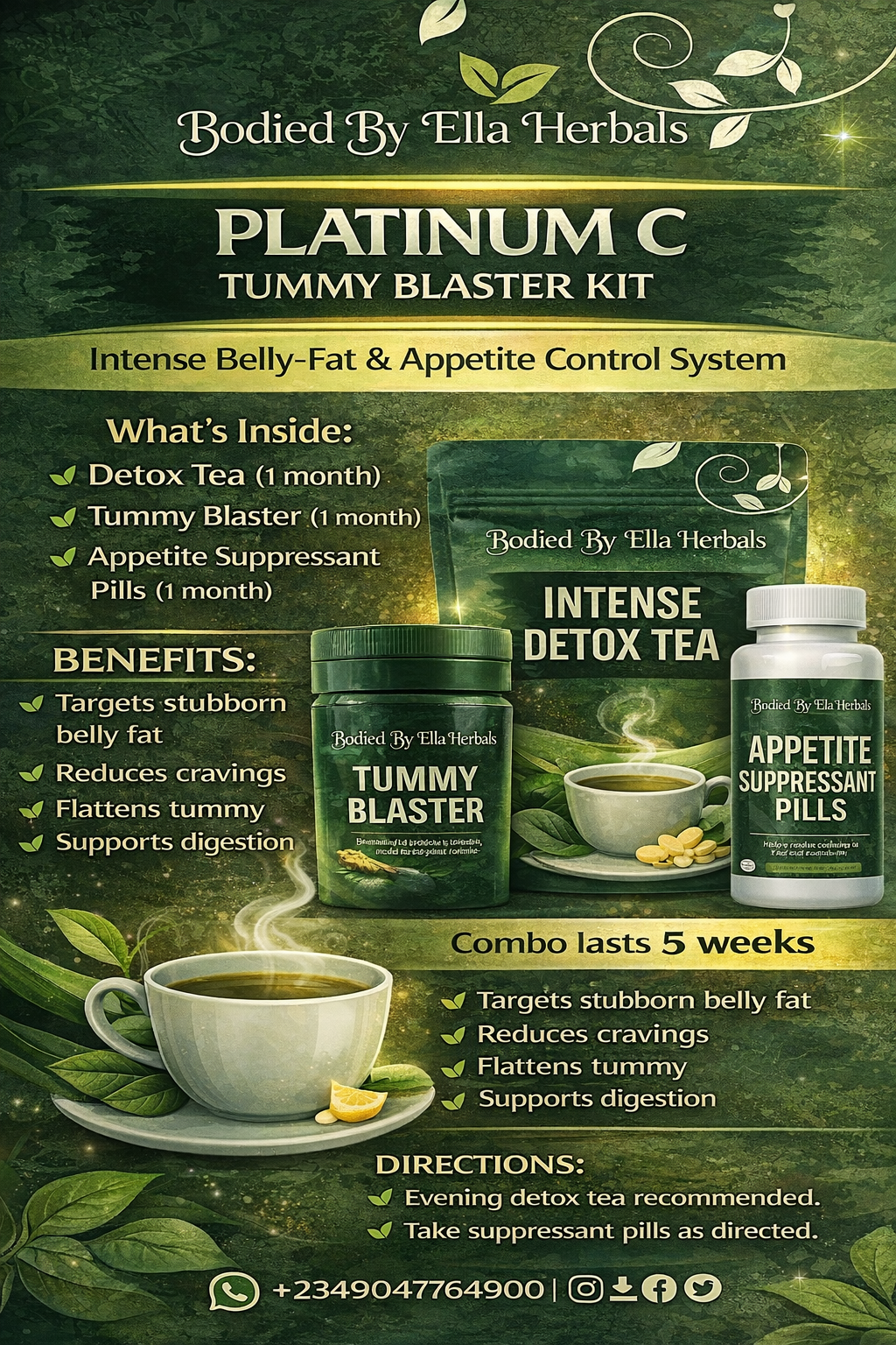 PLATINUM C TUMMY BLASTER KIT